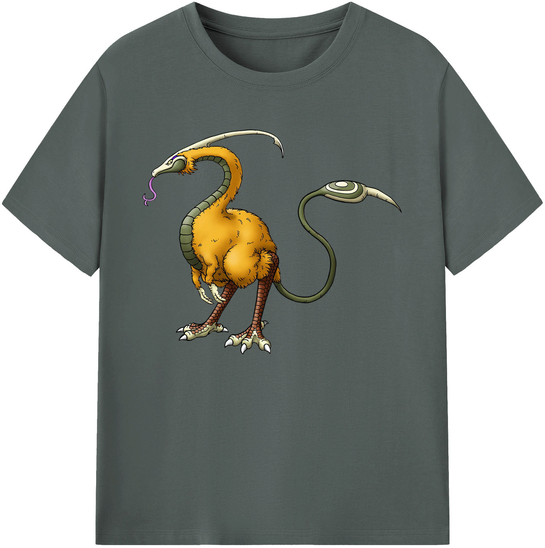 （画像用） ドラゴンクエスト Doragon Kuesuto Dragon Quest 綿100％ メンズ半袖Tシャツ｜肌触りやわらか＆通気性
